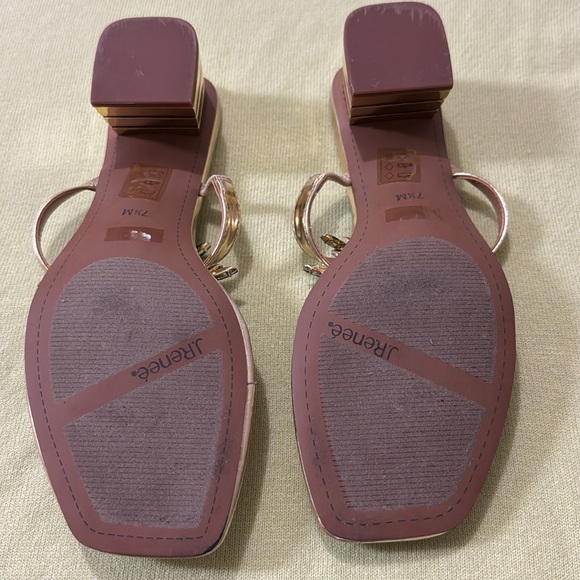 Blingy palm tree sandals - Picture 9 of 14